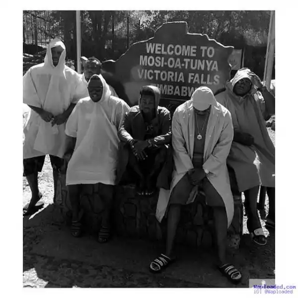 Photos: Don Jazzy, Korede Bello, Dr Sid & Mavin Crew Visit Victoria Falls